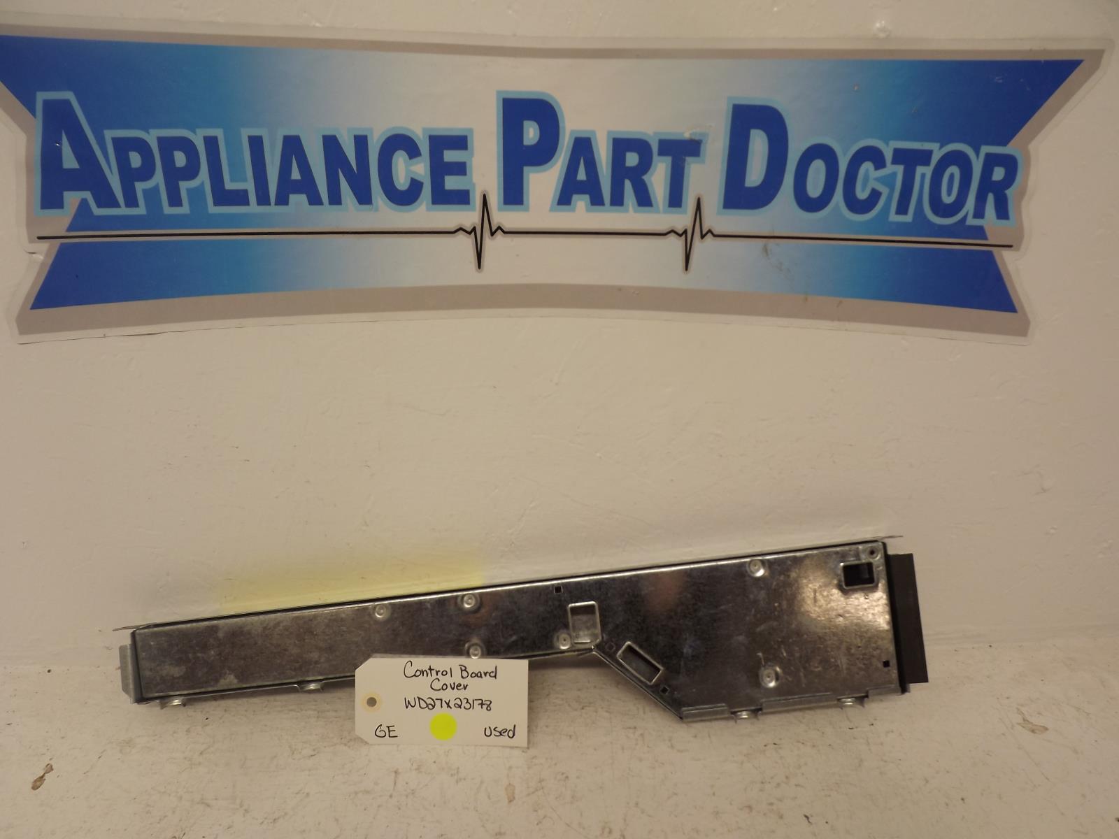 GE Dishwasher WD27X23178 Control Board Cover Used GE Dishwasher WD27X23178 Control Board Cover Used